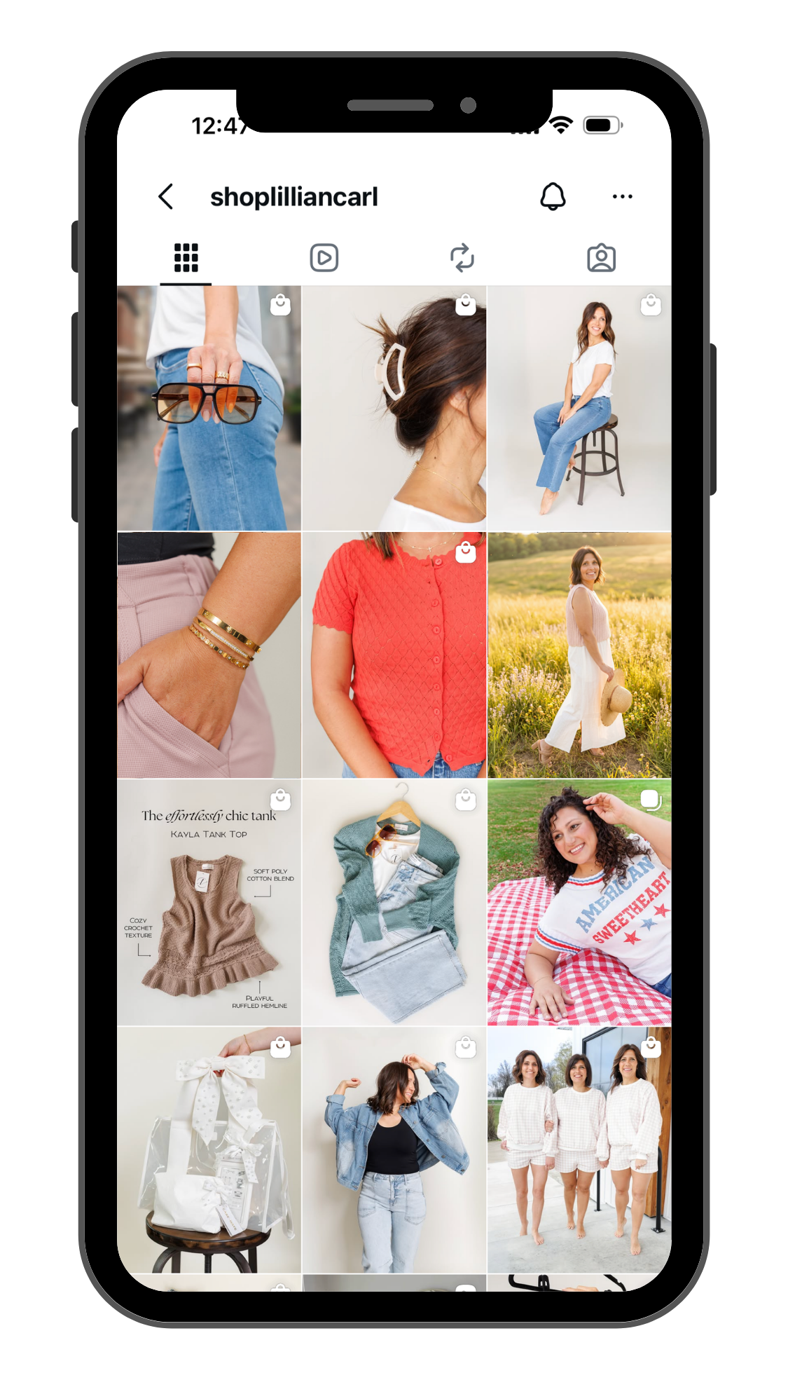 Lillian Carl Instagram Grid and Social Media Management by Ice Design Studio